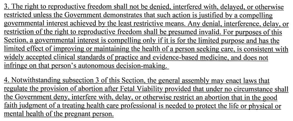 Text of Amendment 3