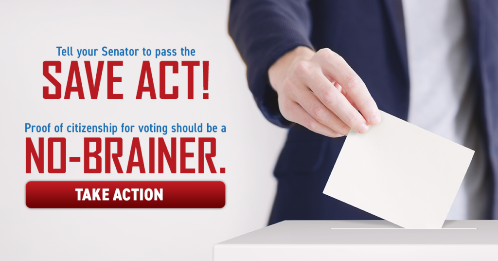 Tell your senator to pass the SAVE Act!