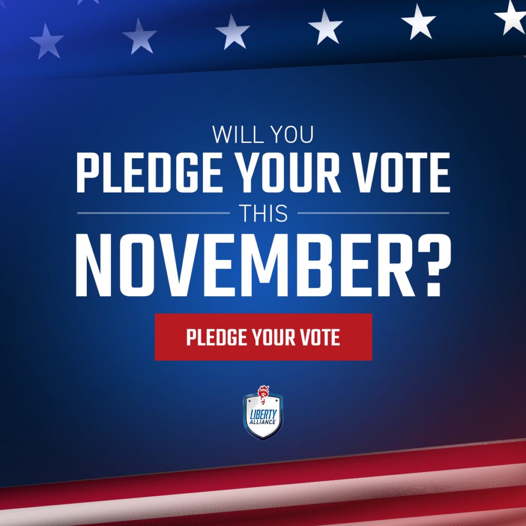 Will you pledge your vote this November?