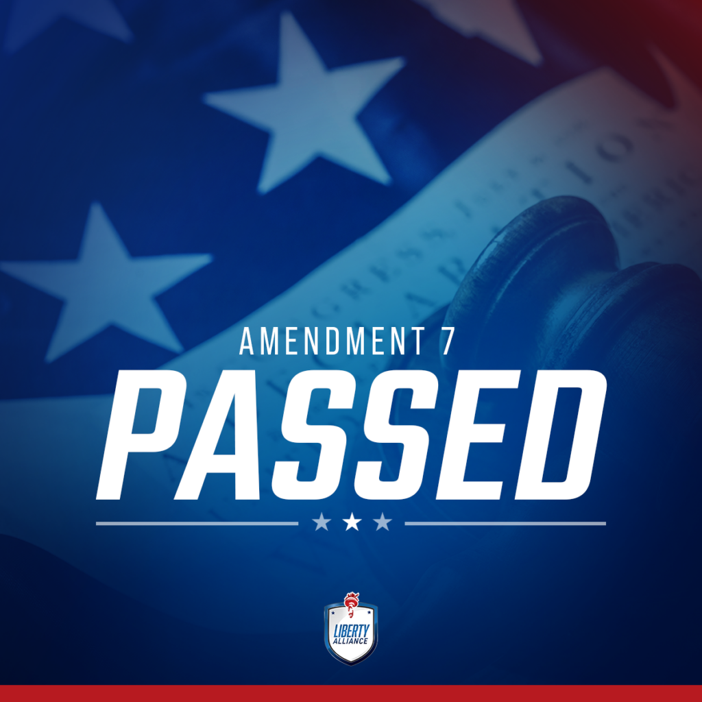 Amendment 7 passed!