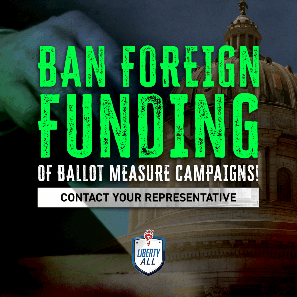 Ban foreign Funding of Ballot Measure campaigns